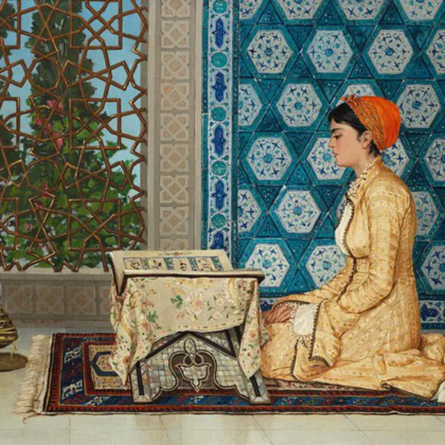 Osman Hamdi Bey, Kitap Okuyan Genç Kız, 1880