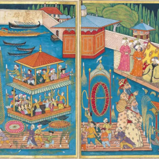 Surnâme minyatürü, şenlik alayı, 1720 dolayı